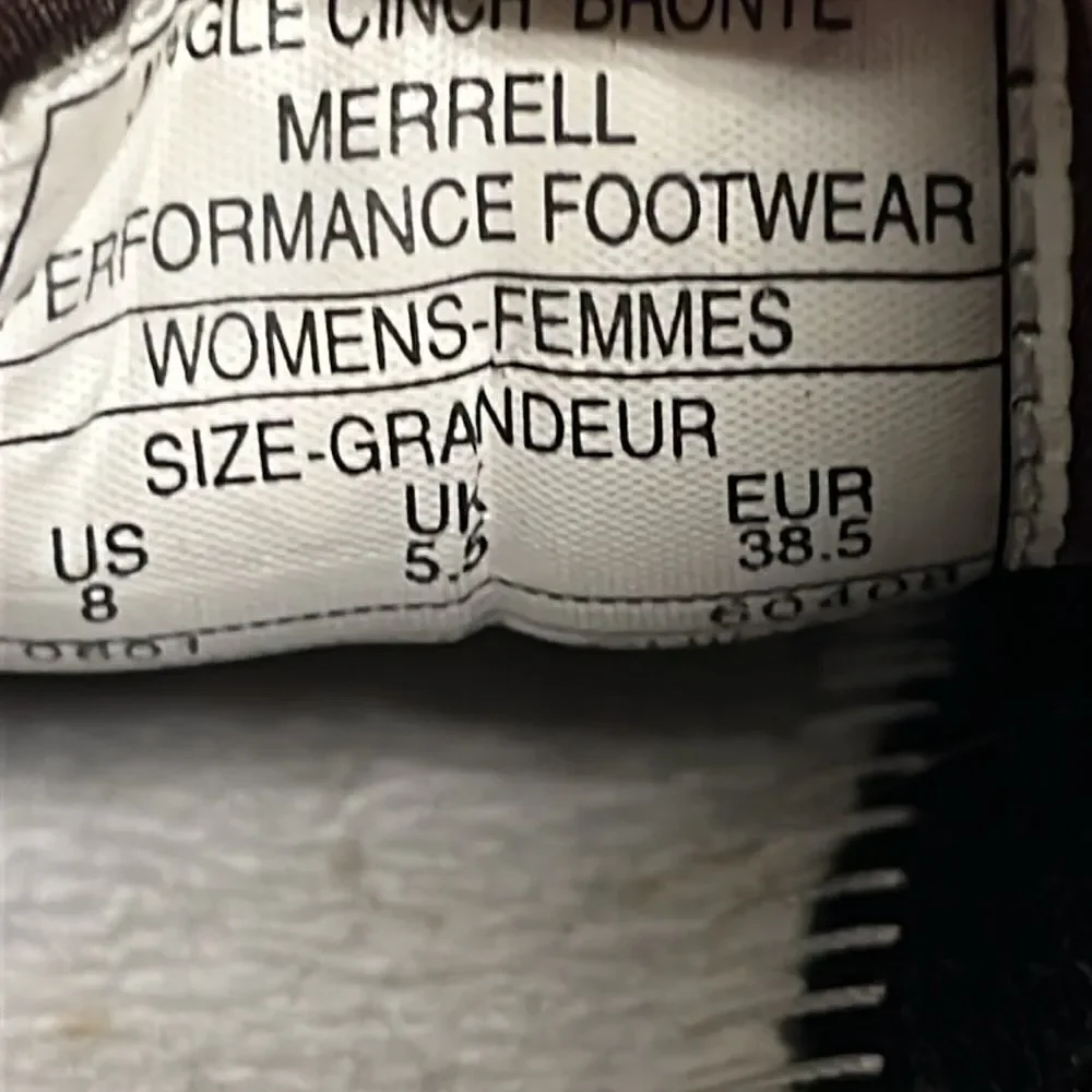 Merrell Brown Performance Slip-on Faux Buckle Footwear Shoes- Size 8